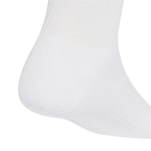 adidas Unisex 3Stripes Cushioned Sportswear Crew Socks 3 Pair Pack Socks, white/Semi Frozen Turbo/clear mint/Frozen Purple, M – Ansicht 4