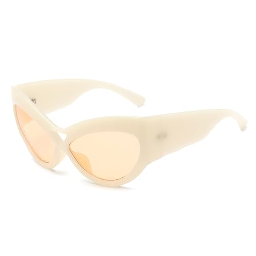 Lunettes de soleil yeux de chat grand cadre pour femme tendance 2025