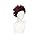 Yamia Kamado Tanjirou Cosplay wig for Demon Slayer: Kimetsu no Yaiba Characters Play Cosplay Wigs with Free Wig Cap