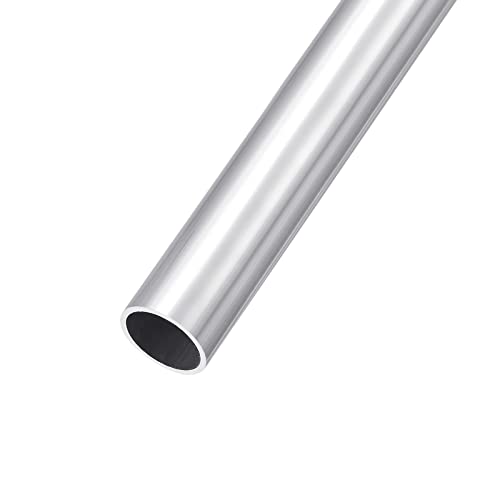 METALLIXITY 6063 Aluminiumrohr (21 mm Außendurchmesser x 18 mm Innendurchmesser x 300 mm L), Aluminium-Rundrohr - für Heimtextilien, Maschinen, Heimwerkerhandwerk Cover