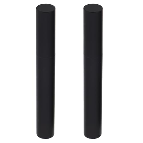 OSALADI Tinte Temporal para Cejas y Barba 2 Piezas (negro Marrón) Pincel para Teñir Bigote y Cabello de Hombre, Color Resistente Decoloración, Kit para Cuidado Facial Masculino