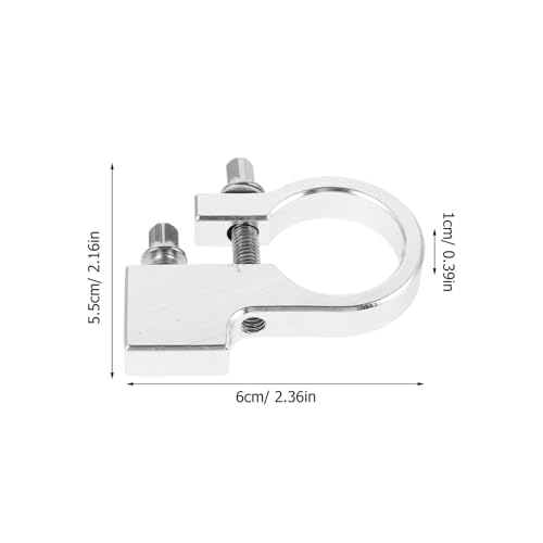 Abrazadera para pedal de batería ERINGOGO de aleación de zinc, soporte para baquetas, accesorio para instrumentos de percusión, hardware de montaje metálico para reemplazo de batería y suministros para instrumentos musicales miniatura 7