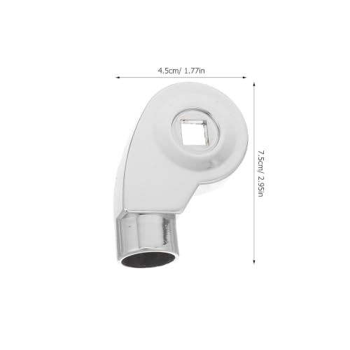 Conector para soporte de platillo en aleación de aluminio miniatura 2