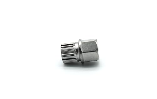 Image of TEMO Abc8 /20Pt Wheel Lock Lugnut Anti-Theft Lug Nut Screw Removal Key Socket S3057 for Vw Audi