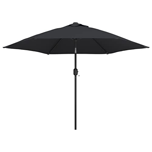 Parasol d'extérieur LED ombrage anti-UV et éclairage de terrasse