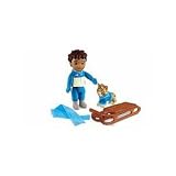 Fisher-Price Dora the Explorer Dollhouse Figures - Diego with Cat and Sled