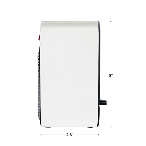 Performance Tool W5011 250W Personal Space Heater, White
