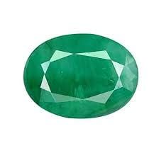 Émeraude de Zambie 6,00 carats 7,25 Ratti pierre panna verte naturelle