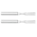 Rada Cutlery Granny Fork with Aluminum Handles, 2 Pack R122