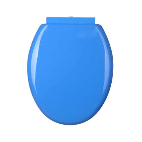 Abattant de toilette de 45 cm bleu en polypropylène ergonomique