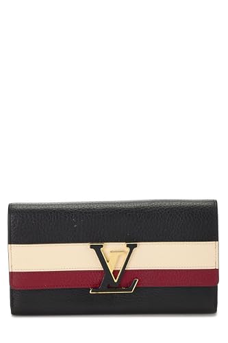 Pre-Loved Multicolor Taurillon Leather Capucines Wallet, Multi