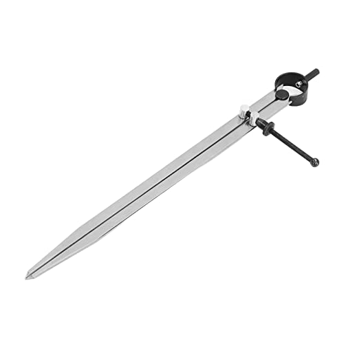 Wing Divider Leather Compass for Leather Scribing and Marking Adjustable Divider Calipers with Spring Nut (300mm)