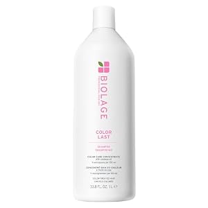 Biolage Color Last Shampoo – For Color-Treated Hair, Gently Cleanses, Nourishes, Strengthens, Hydrates and Adds Shine, Soybean Oil & Stearic Acid, Paraben & Mineral Oil-Free, Vegan