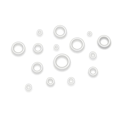 YIXISI 225 PCS 15 Sizes White O-Rings Assortment Kit, Silicone Metric O-Rings, for Tap Plumbing Washer Seal & Auto Quick Repair - Image 4