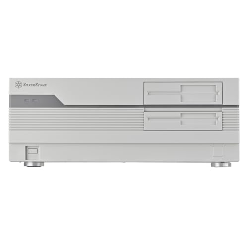 Image of Silverstone Technology FLP01 Retro-Inspired HTPC Chassis, SST-FLP01W