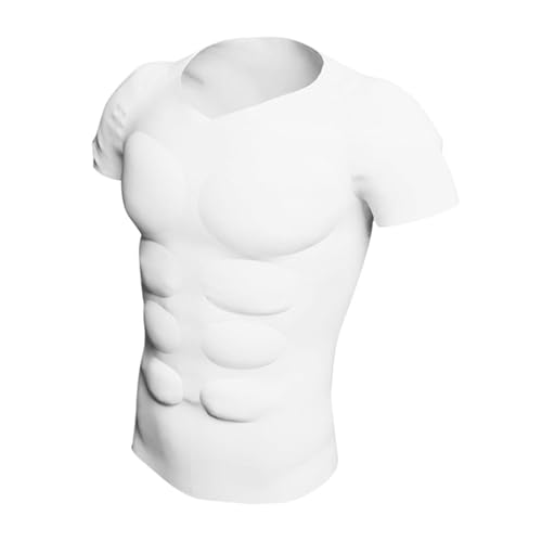 Image of BNF Fake Muscle Suit Shirt Men Comfortable for Indoor Outdoor Wedding Masquerade M|Clothing Shoes & Accessories | Costumes Reenactment Theater |Men|1 Padded Muscle Shirt