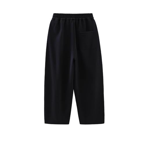 Pantalon de jogging fille en tricot ample pour l'école et le sport - 7