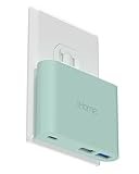 iHome 32W AC Pro Multi Port USB Wall Charger Block - Charging Station for Multiple Devices with 3 Ports (1 USB-C, 2 USB-A) - Fast Charging, Universal Compatibility (Mint)