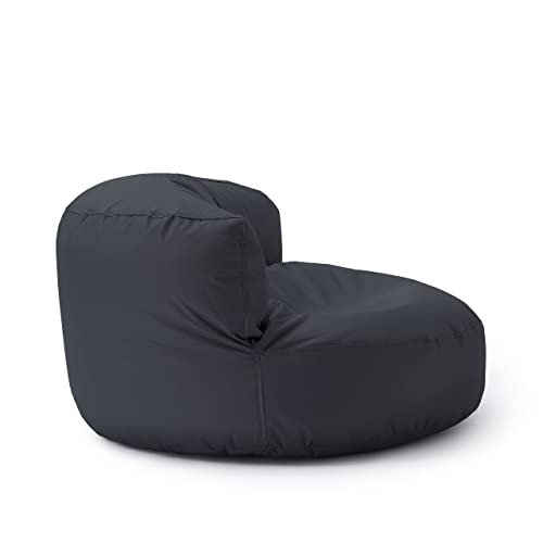 Lumaland Sitzsack Lounge | Sofa-Sitzsack 90 x 50 cm mit Rückenlehne | Indoor & Outdoor Beanbag | Wasserabweisend… – Bild 6