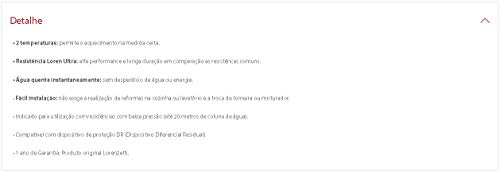 MAXI AQUECEDOR ULTRA 220V 4600W LORENZETTI