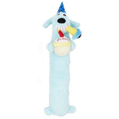 MultiPet Happy Birthday Dog Loofa Toy (Assorted Color)