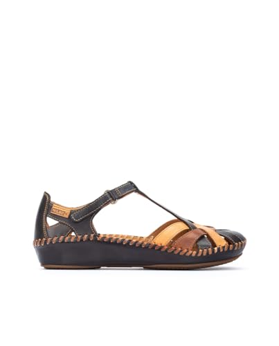 Chaussure semi-ouverts en Cuir P. VALLARTA pour Femme Color NAVY BLUE