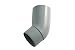 Produktbild Bogen 75-45 grau 45 Grad RG/DN 75 grau