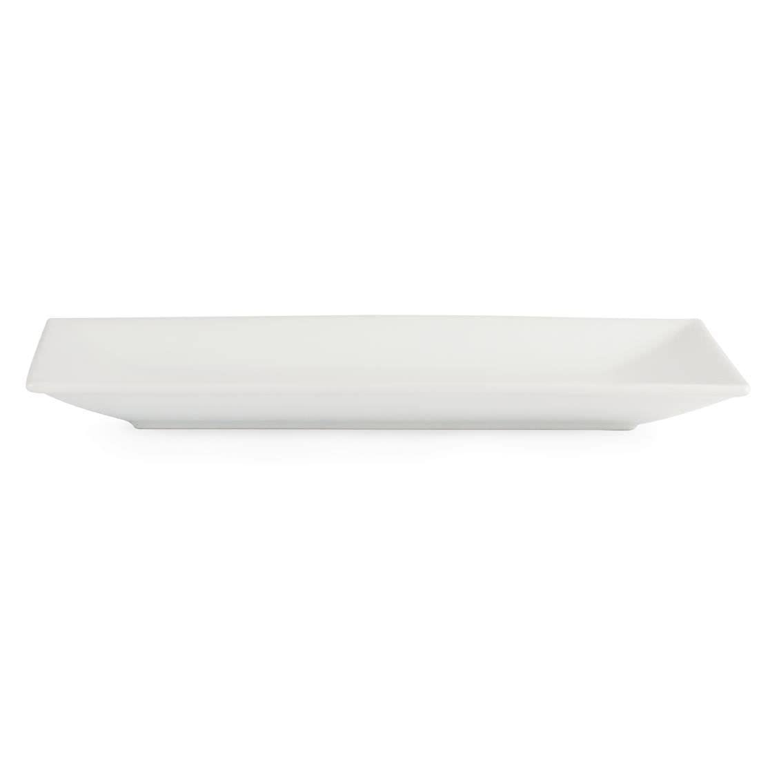 Olympia Plato rectangular para servir 380 x 200 mm, color blanco