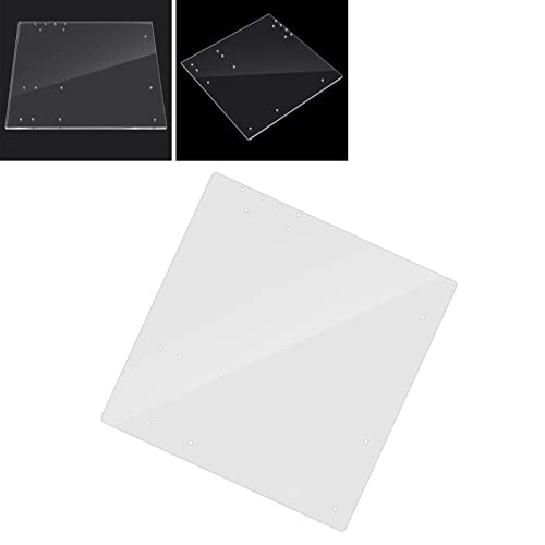 Base transparente de acrílico para gabinete de computadora Open Frame para motherboard Micro-ATX, grosor 4mm, tamaño 268 x 268 mm miniatura 2