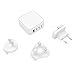 BoxWave Charger Compatible with Freestyle Libre 2 Reader - PD miniCube (100W), 100W 3 PD Port Wall Charger International - Winter White