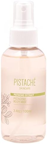 Pistaché Skincare Pistachio Oil Body Mist Spray, Biscotti Fragrance, 3.4oz