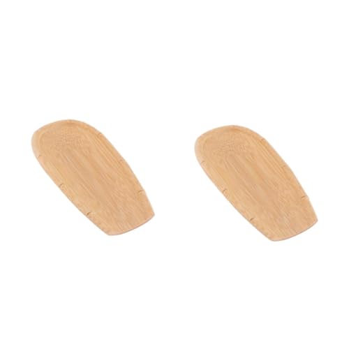 VOSAREA 2pcs Natural Tea Shovel Scoop Practical Accessory for Home Office and Tearoom for Tea Flour Workmanship