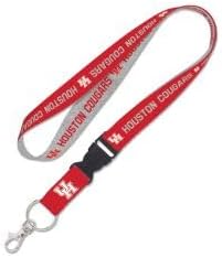 Houston Cougars HEATHER Lanyard w/detachable buckle 1"