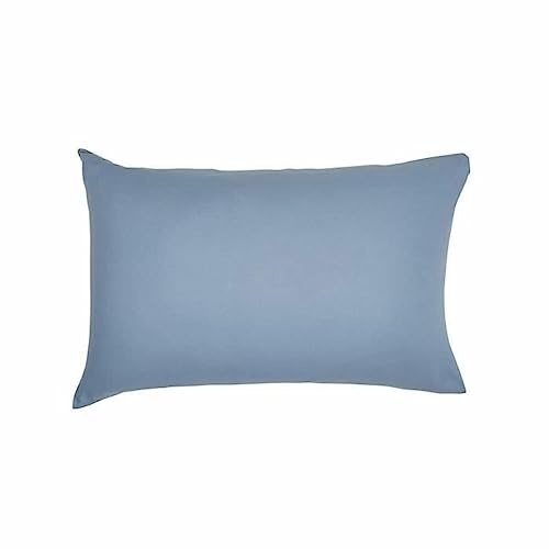 TODAY Taie d'oreiller Essential - 50 x 70+5 cm - 100% Coton uni - Denim