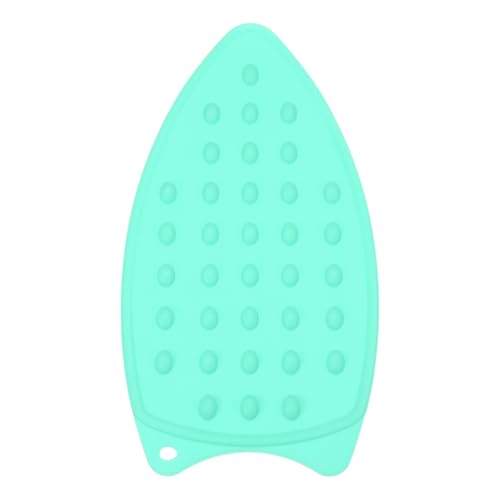 PATIKIL Silicone Eisenablagepad Vielseitige Heißresistente Eisenablageplatte Schutzpad Für Bügelbrett Heißresistente Dampfbügelmatte Kompaktmatte Lake Blue