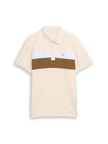 Piqué Poloshirt mit Blockstreifen – Ansicht 3