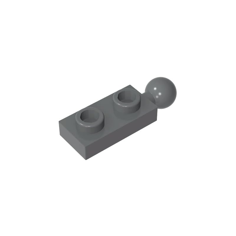 BrickBuddy Gobricks GDS-852 Plate Special 1 x 2 with End Towball 10PCS Compatible with Lego Toy 22890 DIY Parts and MOC Components for Major Brick