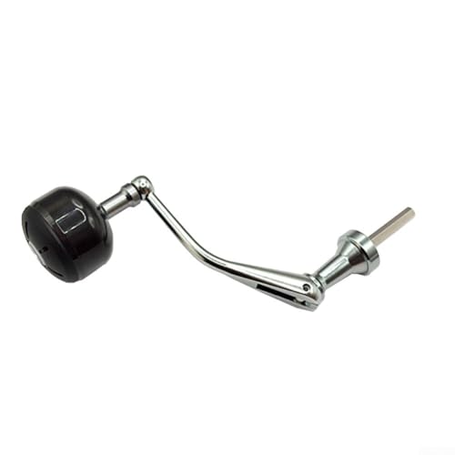 Poignée de moulinet carbone 106,4 mm avec bouton métal pour une rotation fluide