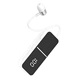 Generisch Kabellose In-Ear-Kopfhörer,Kopfhörer Mit Einem Clip Für Die Befestigung Am Revers | Training Ohrhörer Mit Digitaler Anzeige | für Sport Arbeit Training Fitnessstudio Männer Frauen Reisen