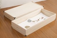 Amazon｜桐衣装箱 2段 高さ27cm (幅91cm×奥行42cm) 桐天然木 日本製 HI