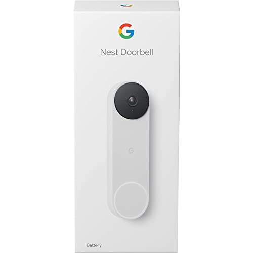 google nest doorbell battery - snow