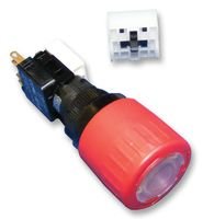 Interruptor, parada de emergencia, TERMINALES de cuchilla, pulsador industrial e interruptores de parada de emergencia/E Stop, Cantidad X 1 | MCADA16E6-R11-B10R