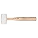 TRUPER MH-8 Rubber Mallets, White Head 8Oz( 227g)