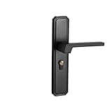 Serrures Serrure de porte en alliage d\'aluminium, petit corps de serrure mécanique 50, intérieur en bois massif, serrure de porte for salle de location, fabricant de serrure matérielle(Type C door lock)