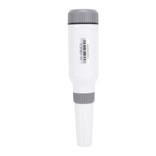 Tomvorks PH Tester with Rechargeable and Machined Battery for Industry, Research and Food Use Portable PH Meter for Water Quality Testing