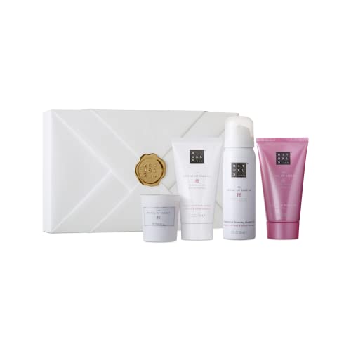 RITUALS Cofre regalo The Ritual of Sakura, S - Set de baño con 4 productos para el cuidado de la piel con leche de arroz y flor de cerezo - Propiedades nutritivas y renovadoras