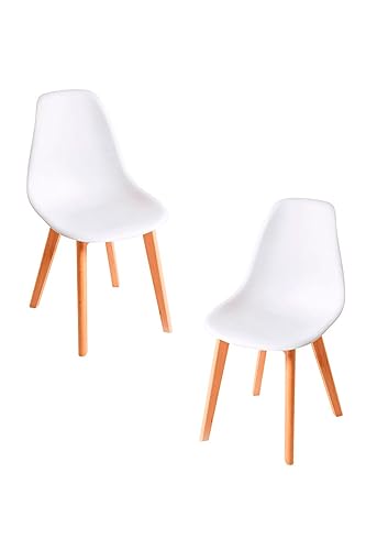 Regalos Miguel - Packs Sillas Comedor - Pack 2 Sillas Kelen - Blanco