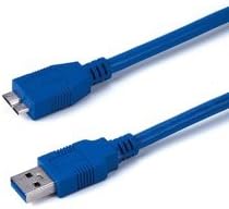 6ft USB 3.0 A Male to Micro-USB B Male Cable - Blue