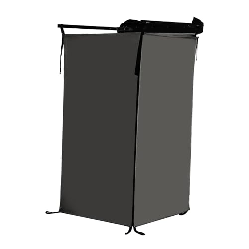Fenteer Vehicle Side Shower Tent Privacy Shower Tent, Privacy Shelter, Camping Portable Dressing Room for Camping Hiking Beach Toilet Bathroom, SUV Trailer Truck Tailgate Restroom
