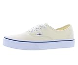 Vans Unisex's Vans Authentic Skate Shoes 8.5 (White/Off White)
